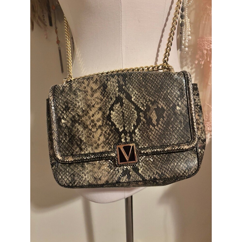 Victoria's Secret 'The Victoria' Medium Shoulder Bag – Python Snakeskin Print
